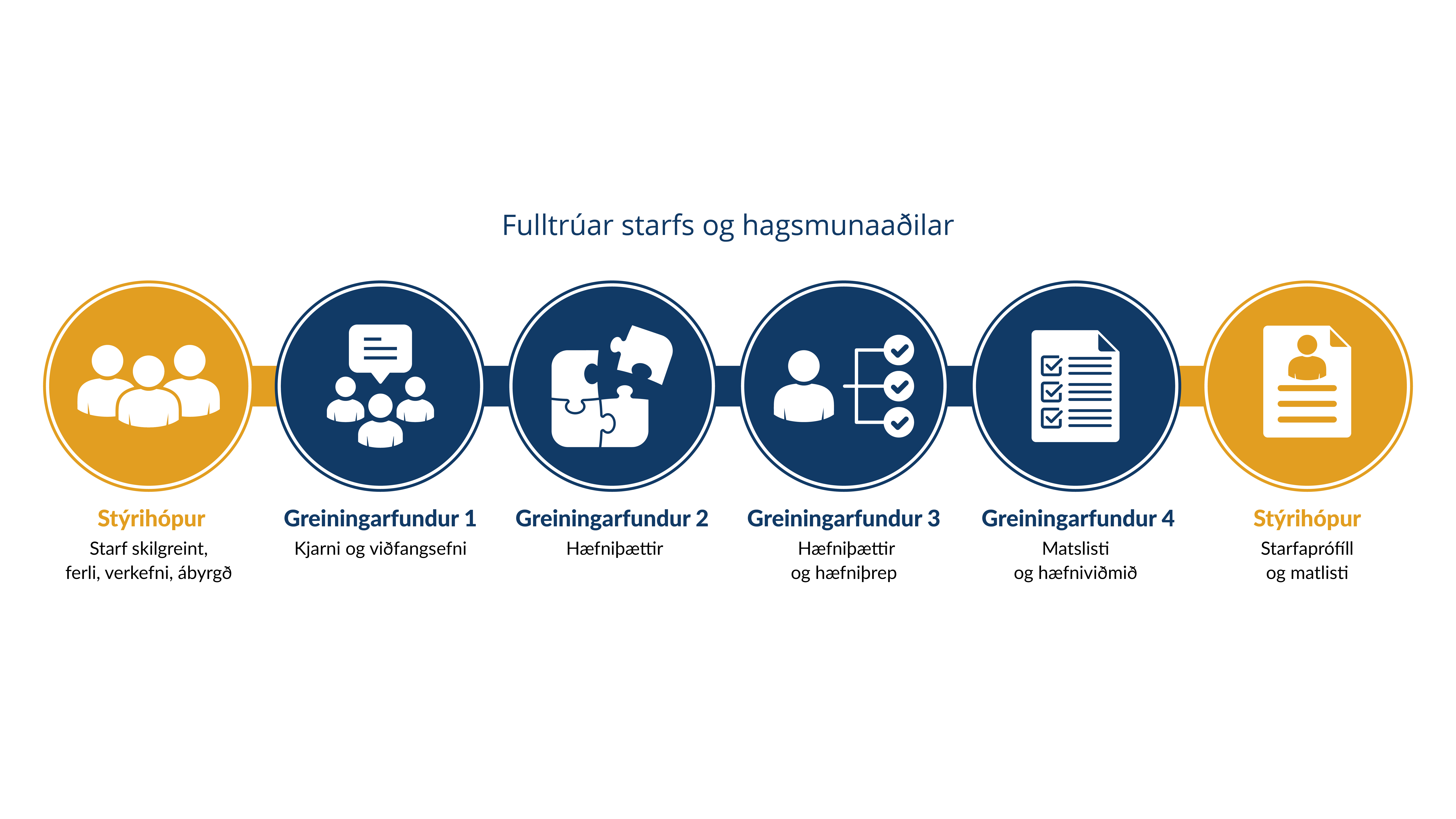 Hæfnigreining starfs – ferli leið II